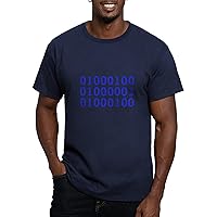 CafePress DAD in Binary Code T Shirt Men's Fitted T