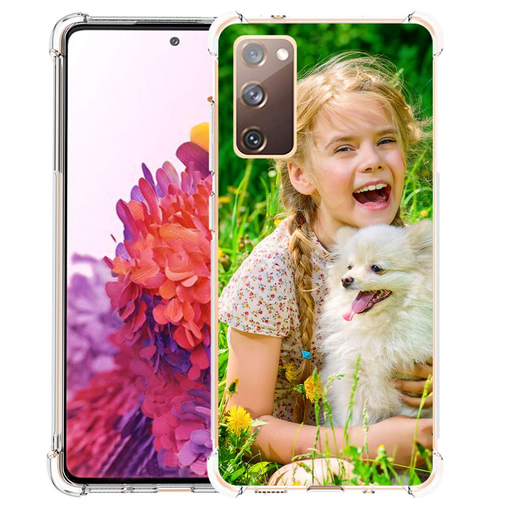 Befada Custom Compatible with Samsung Galaxy Galaxy S20 FE/S20 Fan/S20 Lite Case, TPU Soft Shell Personalized Custom DIY, with Photo Text and Image Design to Make Your own Photo Phone Case