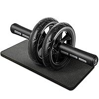 Ab Roller Wheel workout for Abdominal Core Strength training home gym fitness Equipment, Exercise Wheel for Men Women