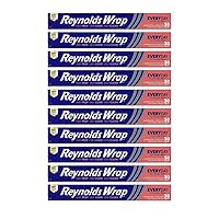 Reynolds Wrap Aluminum Foil (30 Sq Ft, Pack of 10)