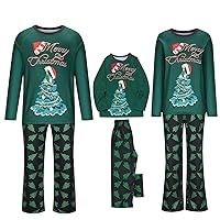 Family Matching Pajamas For 2023 Christmas, Xmas Long Sleeve Red Plaid Top Plaid Pants Trendy Family Nightmare Before Christmas,Christmas Pajamas