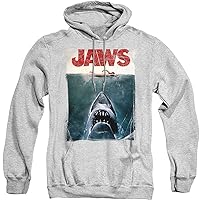 Popfunk Classic Jaws Shark Movie Poster & Quint Pullover Hoodie Sweatshirt & Stickers