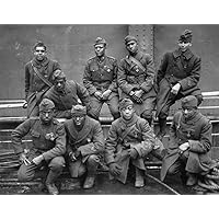 Wwi Harlem Hellfighters Namerican Soldiers Of The 369Th Infantry Regiment All Wearing The Croix De Guerre Returning Home Aboard The SS Stockholm Photograph February 1919 Poster Print by (18 x 24)