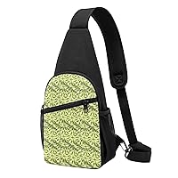 Sweet Ice Cream Crossbody Chest Bag, Casual Backpack, Small Satchel, Multi-Functional Travel Hiking Backpacks