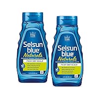 Selsun Blue Shampoo Naturals Dandruff Itchy Dry Scalp 11 Ounce (325ml) (2 Pack)