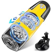 Sex Toys for Men Automatic Male Masturbator, Male Sex Toys Masturbators Cup with 7 Thrusting &Rotating Modes for Penis Stimulation, Electric Pocket Pussy Male Stroker, Adult Sex Toy with Suction Base