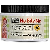 Sallye Ander No-Bite-Me Repels Mosquitoes, Fleas, and Ticks - 8 oz - Organic Bug Repellent for Skin