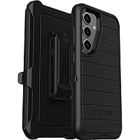 Samsung Galaxy S24 Defender Series Pro Case - Black, Rugged & Durable, with Port Protection, Includes Holster Clip Kickstand