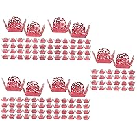 BESTOYARD 500 Pcs Chocolate Tray Bride and Groom Candy Chritmas Candy Truffle Chocolate Liners Candy Cups Brigadeiro Mini Cupcake Liners for Baking Paper Snack Box Bridegroom Wedding