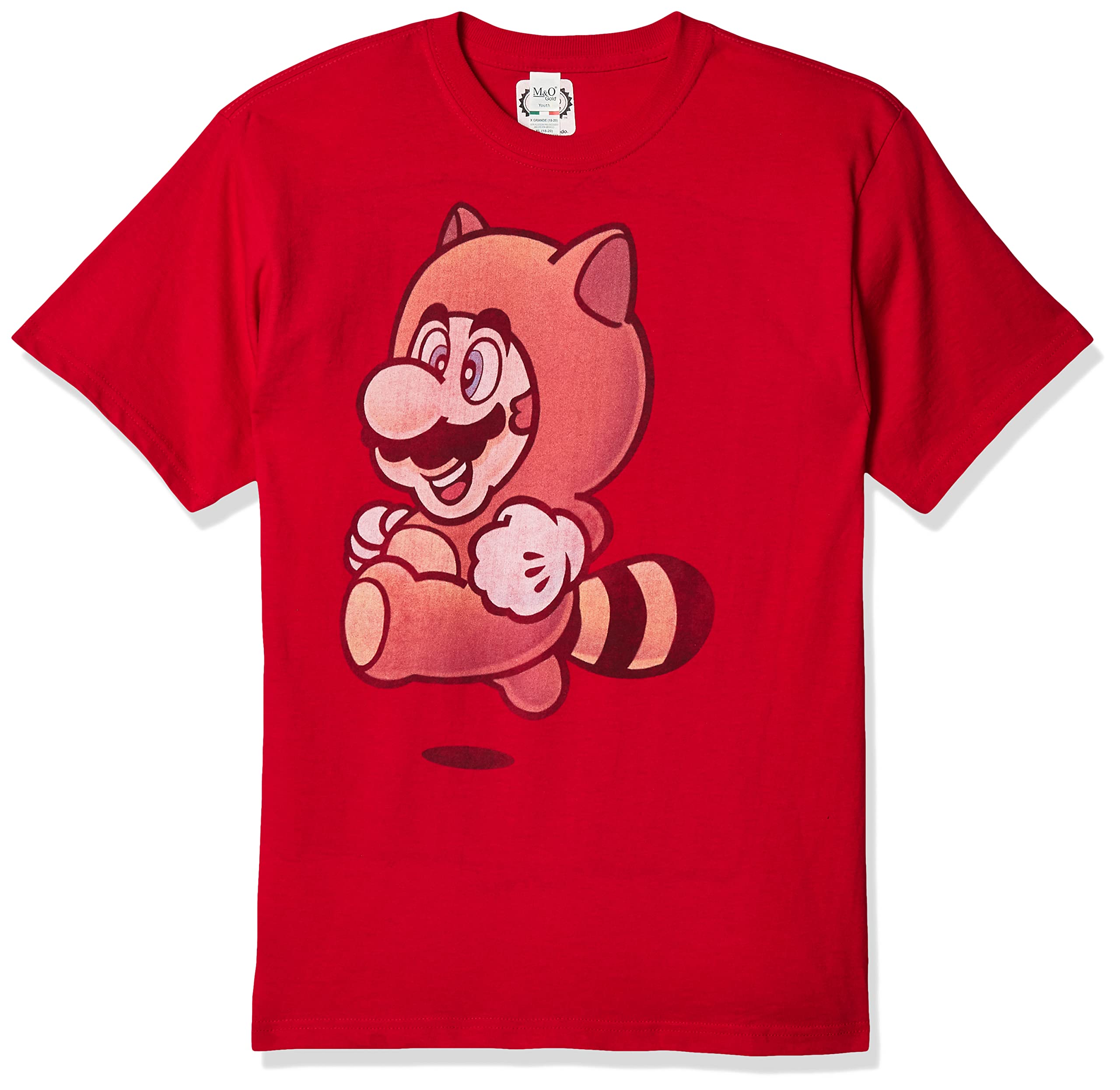 Nintendo Boys' Super Mario Tanooki Mario Yeah Graphic T-shirt