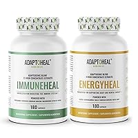 Immuneheal + Energyheal – Adaptogen Blend (180 Capsules ea.)