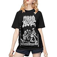 Morbid Angel Baseball T Shirt Female Casual Tee Summer Round Neck Short Sleeves Tops Black