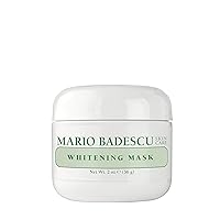 Mario Badescu Whitening Mask 2 Oz. - Illuminating Face Mask Skin Care for Brighter Skin Tone, Hydration, and Improved Discoloration - Facial Mask with Kojic Acid, Grapeseed Oil, Beeswax, and Vitamin E
