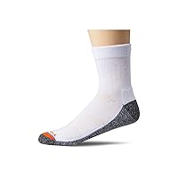 Merrell Men's and Women's Lightweight Work Socks-3 Pair Pack-Unisex Repreve with Durable Reinforcement