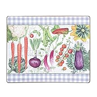 C&F Home, Set of 4 PCS Hardboard Placemats,Vegetable Garden