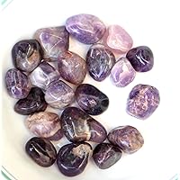 Jet New Authentic Amethyst Tumbled Stone (ONE Piece) Attractive Genuine Approx 20-30 Grams Energized Stones (Amethyst)