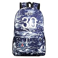 Classic Casual Backpack Lionel Messi Canvas Bookbag-Lightweight PSG Rucksack Novelty Backpack for Travel,Outdoor