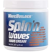 Spin'n Waves Wave Cream | Non Greasy Adds Superior Shine on Hair, 8 oz