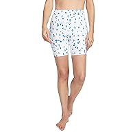 Sage Collective Women's Printed High Rise Bike Short, 5