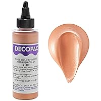 DecoPac Rose Gold Shimmer Premium Airbrush Color 4 oz