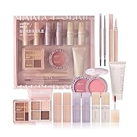 LAMUSELAND All in One Makeup Kit, 11-Piece Women Complete Makeup Kit, a Must-Have Gift Set for Beginners or Professional Makeup Sets Beginners. (M2001A)