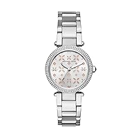 Michael Kors Women's Mini Parker Silver-Tone Watch MK6483