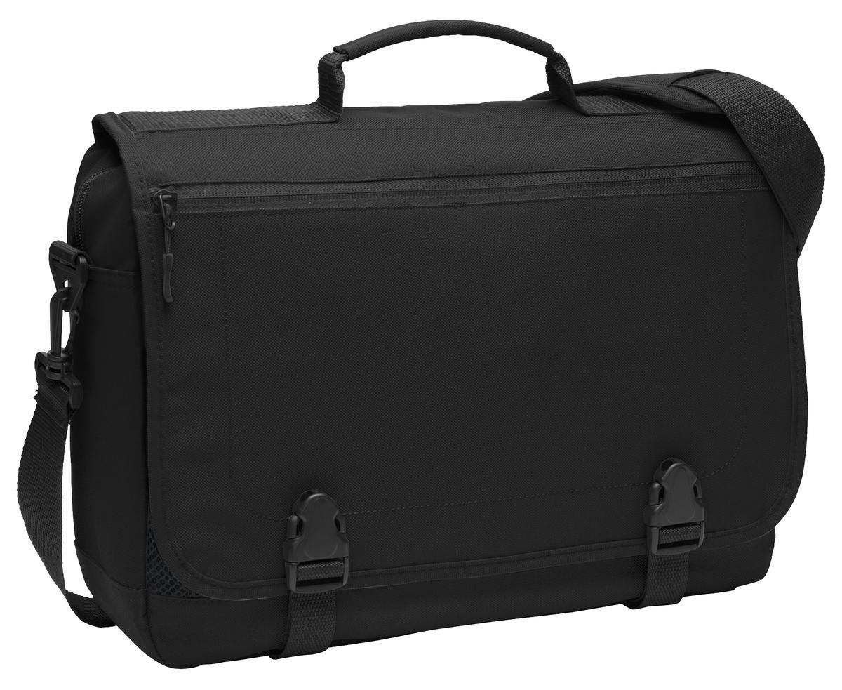 Port Authority Polyester laptop Messenger Briefcase