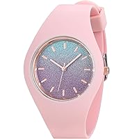 ManChDa Women Watches Silicone Analog Quartz Strap Waterproof Watch Jelly Watch Sport Watches for Women Waterproof Wrist Watch Fashion Watches Simple Casual Colorful Watch Easy to Read Pink Watch