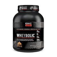 AMP Wheybolic | Targeted Muscle Building and Workout Support Formula | Pure Whey Protein Powder Isolate with BCAA | Gluten Free | 25 Servings | Creamy Peanut Butter