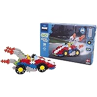 Plus-Plus - GO! Crazy Cart - 240 Pieces - Model Vehicle Building Stem Toy
