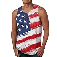 Mens American Flag Tshirt Olive Green Tank top Men Green Muscle Shirt Men Navy Workout Shirt Baggy Gym Shirts for Men