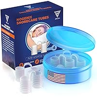 Set of 4 Nose Vents to Ease Breathing - Anti Snoring - No Side Effects - Advanced Design - Reusable - Includes Travel Case