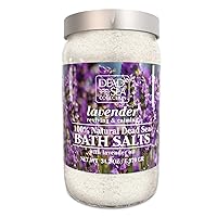 Dead Sea Collection Bath Salts Enriched with Lavender - Pure Salt for Bath - Large 34.2 OZ. - Nourishing Essential Body Care for Soothing and Relaxing Your Skin and Muscle