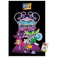 DC Comics Movie - Teen Titans Go! To The Movies - Group Wall Poster with Push Pins
