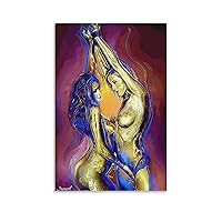 Posters for Room Aesthetic Sexy Lesbian Posters Funny Oil Painting Prints Room Posters Sex Poster (1 Canvas Painting Posters And Prints Wall Art Pictures for Living Room Bedroom Decor 08x12inch(20x30