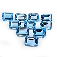 Natural Sky Blue Topaz Octagon Cut Loose Gemstone Lot 1 Pcs 15 * 20 MM 24 CT ~ Natural Sky Blue Topaz Octagon Cut gemstone