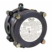 Dwyer Series 1950 Explosion-Proof Differential Pressure Switch, Range 0.07-0.15