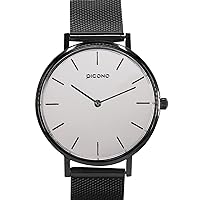 PICONO Mirror Ladies Series - Multi Dial Water Resistant Analog Quartz Quickly Release Stainless Steel Watch - No. FX-25902
