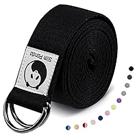 Tumaz Yoga Strap/Stretch Bands [15+ Colors, 6/8/10 Feet Options] with Extra  Safe Adjustable D-Ring Buckle, Durable and Comfy Delicate Texture - Best  for Daily Stretching, Physical Therapy, Fitness 