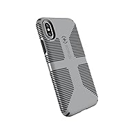 Speck Products CandyShell Grip Cell Phone Case for iPhone XS/iPhone X - Pebble Grey/Slate Grey