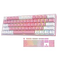 Redragon K617 60% RGB Keyboard A130 PBT Keycaps Set Bundle
