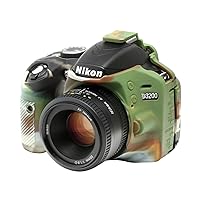 EasyCover ECND3300C Silicone Camera Case for Nikon D3300/3400 (Camouflage)