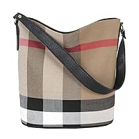 Tote Bag for Women Designer Handbags Plaid Womens Purses and Bucket bag Canvas tote handbags black shoulder women designer