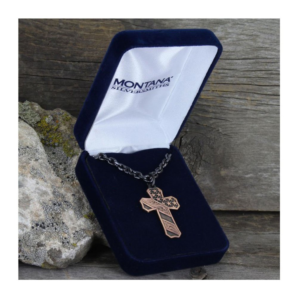 Montana Silversmiths Christian Faith Cross Men's Necklace