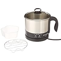 70019 Uniware 1.2 Liter Stainless Steel 304 Electric Cooker With Rotating Base