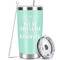 Birthday Gifts for Women Mom Friends Wife Her-20 OZ Tumbler Cup with Straws, Lids- Christmas,Valentines Day Inspirational Purple Gifts Stocking Stuffers for Best Friend Female Sister Daughter Coworker