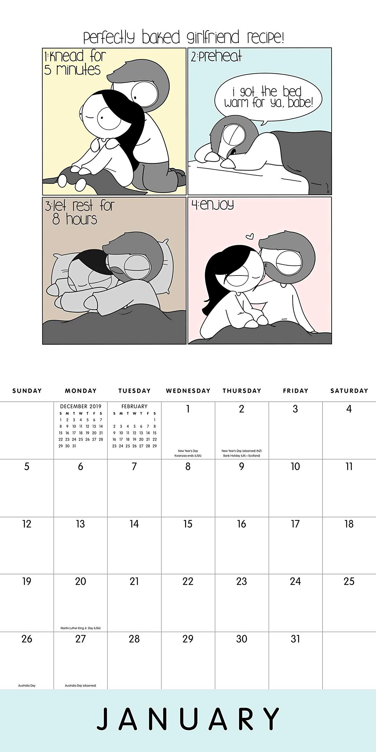 Catana Comics Little Moments of Love 2020 Wall Calendar