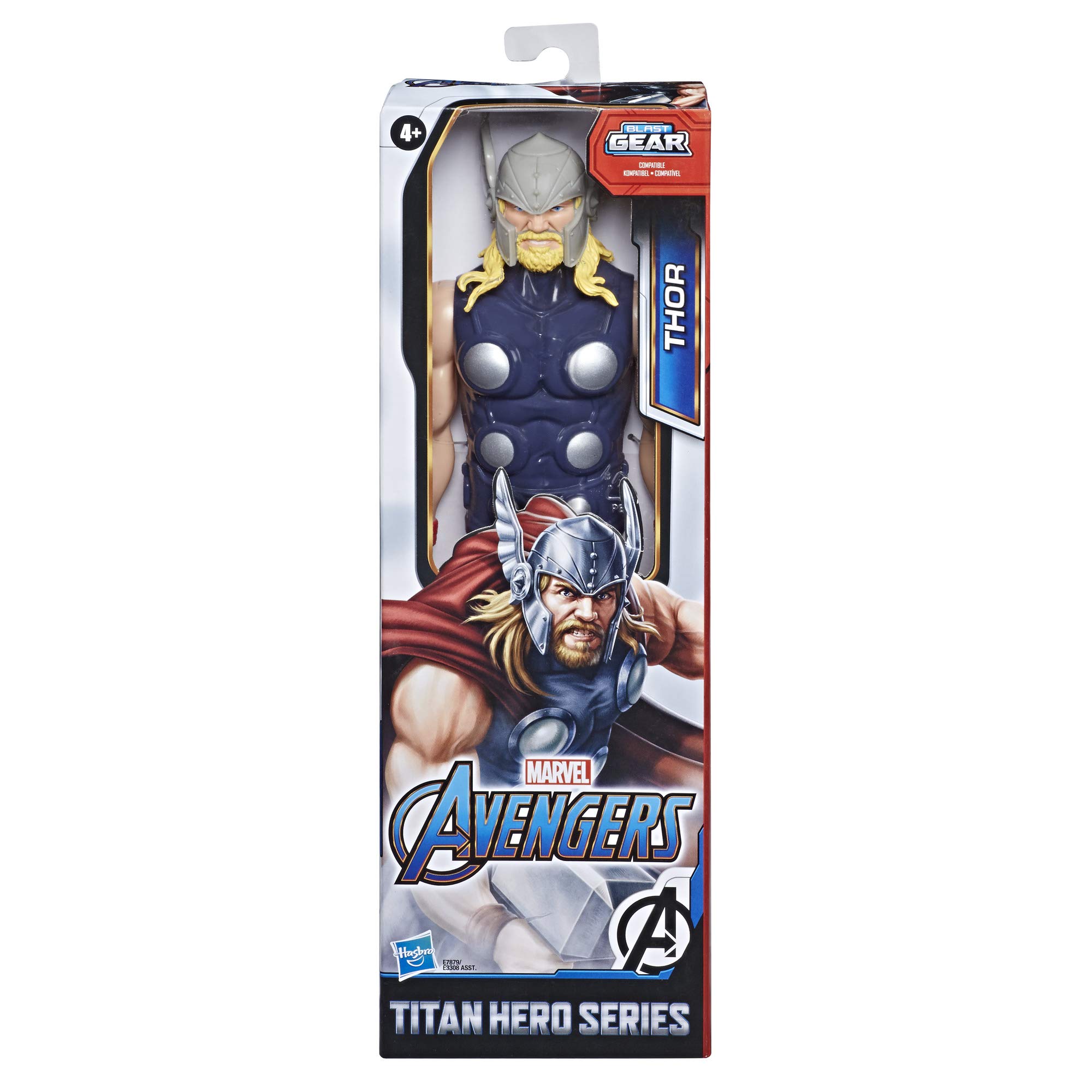 Avengers Marvel Titan Hero Series Blast Gear Thor Action Figure, 12