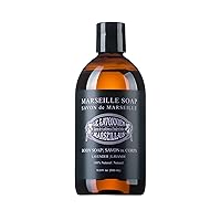Le Savonnier Marseillais Liquid Body Soap, Lavender, 16.9 Fluid Ounce