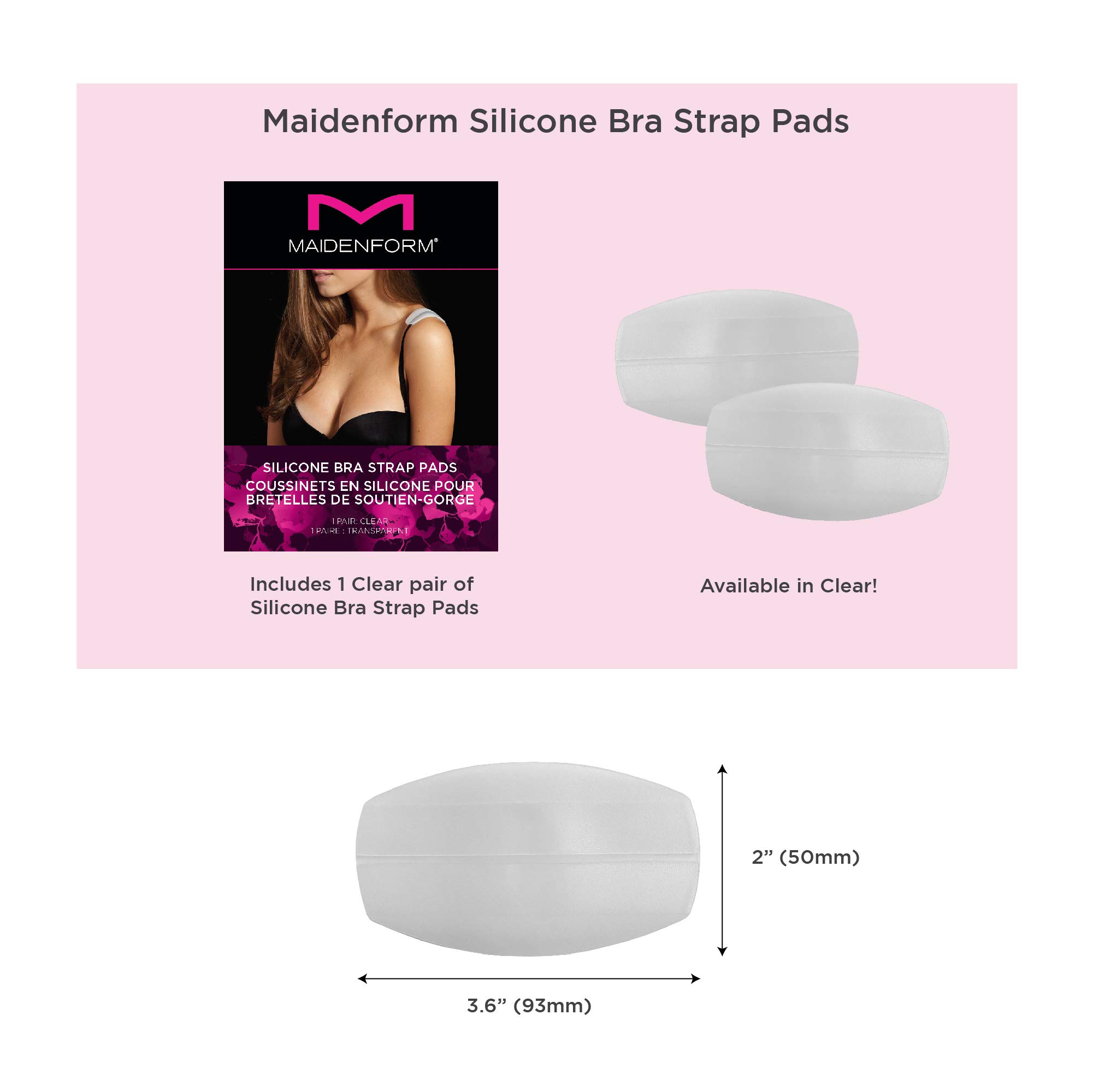 Maidenform Women's Bra Strap pad-Silicone